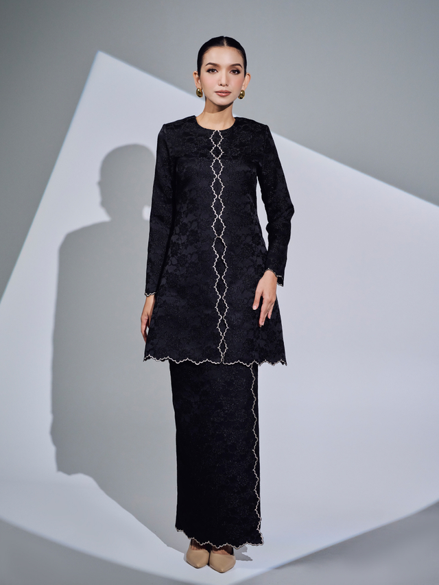 SIPO 2024 New Design Scallop Embroidery Malaysia Baju Kurung Kebaya Muslim Women Dress for Women