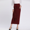 New Muslim Lady Plus Size Modest Fashion Stripe Latest Design Sheath Dress Skirt