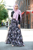 2022 European and American new style women's chiffon fashion printed skirt