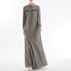Cotton Long Sleeve Plus Size Modest Fashion Loose Casual Islamic Robe Muslim Maxi Dresses Abaya