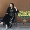 Women Vêtements Embroidery Borka Islamic Clothing Dubai Modest Muslim Dress Print Fabric Kimono Abaya