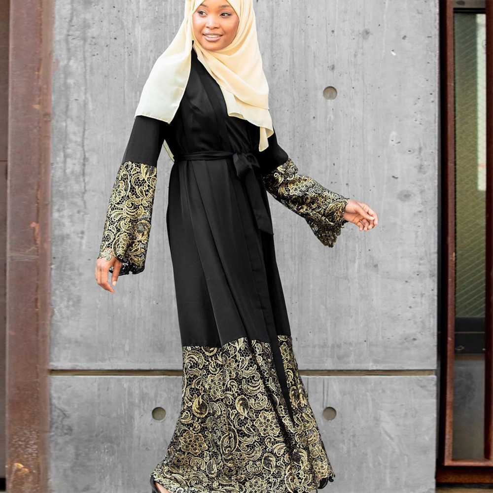 Traditional Islamic Dress Plus Size Modest Fashion Loose Casual Robe Muslim Maxi Dresses Abaya