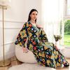  Women Borka Cotton Embroidery Muslim Dress Vêtements Islamic Clothing Modest Latest Designs Maxi Print Dubai Kimono Abaya