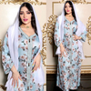  Abaya Maxi Modest Latest Designs Cotton Print Vêtements Dubai Embroidery Muslim Dress Women Borka Islamic Clothing Kimono Abaya