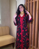  Dubai Vetement Femme Turkish Kimono Women Islamic Clothing Robe Femme Musulman Kebaya Maleisie Modest Maxi Dress Open Abaya