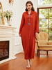 New Modest Fashion Muslim Chiffon Long Sleeve Plus Size Robe Loose Islamic Hooded Maxi Dresses Abaya