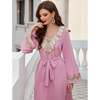 Dubai Chiffon Muslim Robe Modest Fashion Loose Islamic Maxi Dresses Abaya