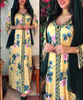  Modest Muslim Dress Embroidery Open Dubai Kaftan Islamic Clothing Borka Fabric Kimono Wholesale Fashion Abaya