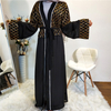 2022 Cross-border Hot Style Sequin Kimono Embroidery Outer Gown Dubai Middle East Women's Chiffon Cardigan