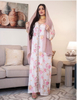  Kaftan Islamic Clothing Open Fashion Fabric Borka Embroidery Kimono Dubai Modest Muslim Dress Wholesale Abaya