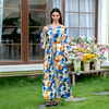  Dubai Kimono Ladies Muslim Dress New Designs Modest Kaftan Islamic Clothing Women Borka Fashion Fabric Abaya