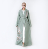 Embroidery Kimono Cardigan Robe Dubai Maxi Dresses Islamic Women's Modest Lady Open Abaya