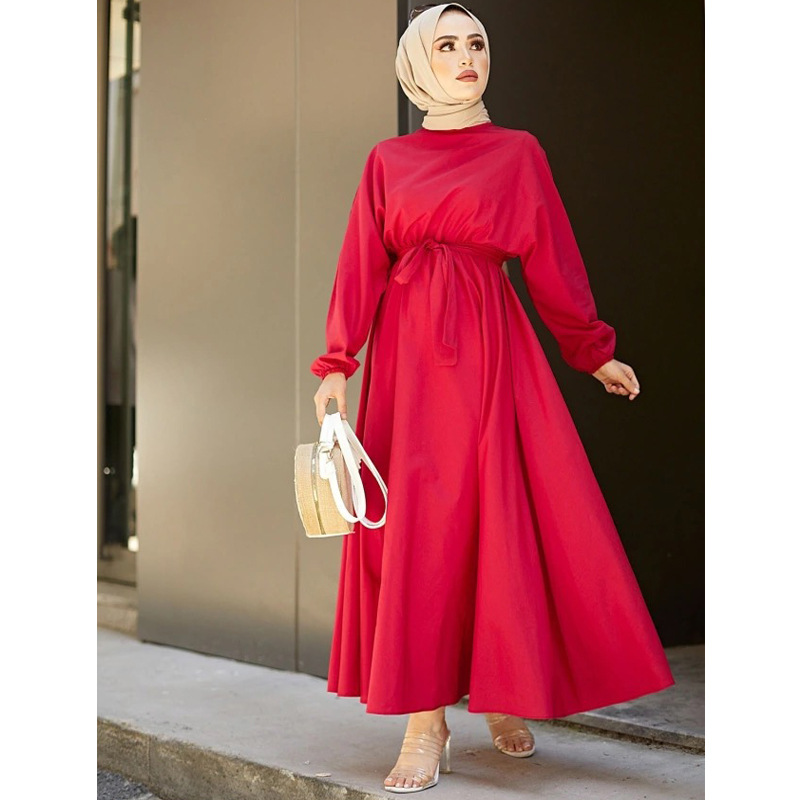  Thobe 2022 Kimono Burka Morocco Jalabiya Dubai Arab Caftan Kaftan Muslim Islamic Clothing Abaya Turkish Modest Bat Sleeve Prayer Women Maxi Dress Abaya