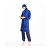 Modest Swimsuit Three-piece Suit Women Loose Large Size Zipper with Hood Thin Sportswear