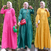  Arab Islamic Clothing Muslim Kaftan Morocco Turkish Jalabiya Kimono Thobe Burka Bat Sleeve Abaya Modest Caftan Dubai 2022 Prayer Women Maxi Dress Abaya