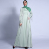 INS Ramadan Fashion Flare Sleeve Lace Up Dress Sequined Mesh Outer Cardigan Female OpenAbaya