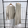 Casual Loose Modest Fashion Thick Two-Piece Middle East Muslim Lady Blouse Set