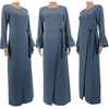  Islamic Clothing Muslim Dubai 2022 Kaftan Dubai Caftan Jilbab Jalabiya Thobe Turkish Burka Prayer Women Maxi Dress Abaya