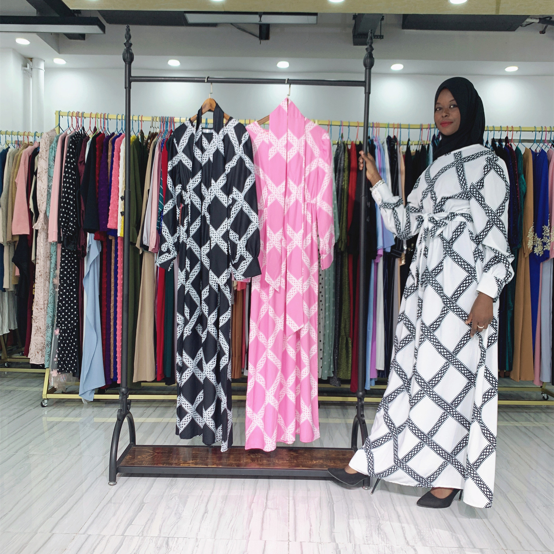 2021 Designs Muslimah Arabic Dubai Ladies Maxi Dresses for Ladies Islamic Modern Modest Muslim Abaya