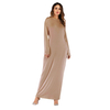 European And American Plus Size Hot Sale Arabic Solid Color Modal Cotton Long-sleeved Dress Women Foreign Trade Bottoming Shirt