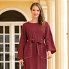 Arabic Daily Best Selling Islamic Turkey Dubai Modest Fashion Muslim Robe Maxi Dresses Loose Abaya