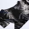 New Fashion Robe Paris Beads Ethnic Muslim Printed Long-sleeved Stitching Plus Size Women's Dress
