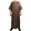 2022 Cotton Casual Arabic Men's Robe Stand Collar Muslim Islamic Thobe