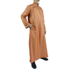 2022 Arabic Design Casual Muslim Islamic Cotton New Men's Wholesale Robe Thobe