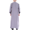 Arabic Men's High End Muslim Islamic Wholesale Casual Robe Stand Collar Thobe