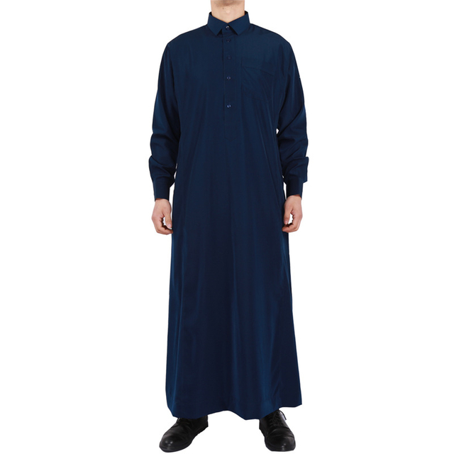 Arabic Design Casual Men's Muslim Islamic Wholesale Robe Thobe
