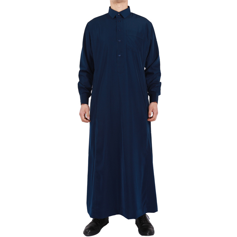 Arabic Design Casual Men's Muslim Islamic Wholesale Robe Thobe