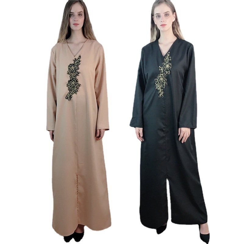  Dubai Caftan Modest Jalabiya Turkish 2022 Bat Sleeve Thobe Jilbab Islamic Clothing Muslim Burka Kaftan Abaya Arab Kimono Prayer Women Maxi Dress Open Abaya