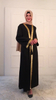  Arab Islamic Clothing Morocco Kaftan Burka Abaya Dubai Modest Jalabiya Thobe Turkish Bat Sleeve Muslim Caftan 2022 Kimono Prayer Women Maxi Dress Open Abaya