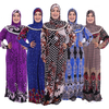 Women Printed Middle East Muslim Design New Islamic Wholesale Casual Robe