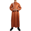 2022 Casual New Arabic Design Casual Men's Muslim Islamic Wholesale Robe Thobe