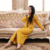 Dubai Maxi Dresses Modest Cardigan Long Sleeve Islamic Dubai Muslim Clothing Robe Asia Women's Abaya