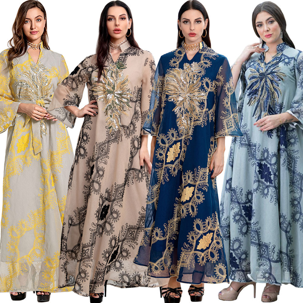 abaya 2021 dress islamic eid abaya new design muslim dress
