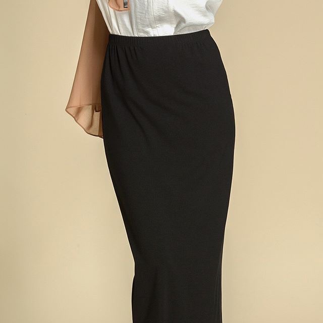 New Muslim Lady Latest Design Color Fashion Sheath Dress Skirt