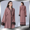 Hot Sale Foreign Trade Fashion Fashion Lace Long Dress Muslim Dubai Robe in Stock