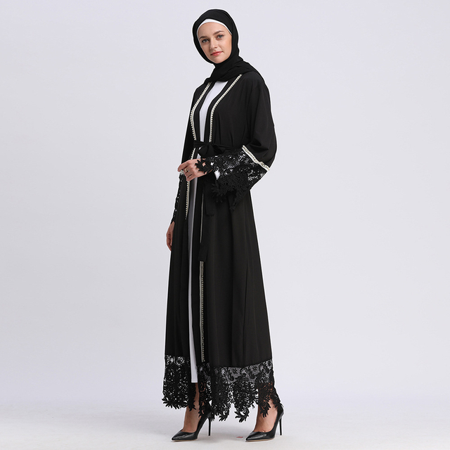 Dubai Modest Designer Ladies European New Muslim Plus Size Maxi Dresses Islamic Abaya