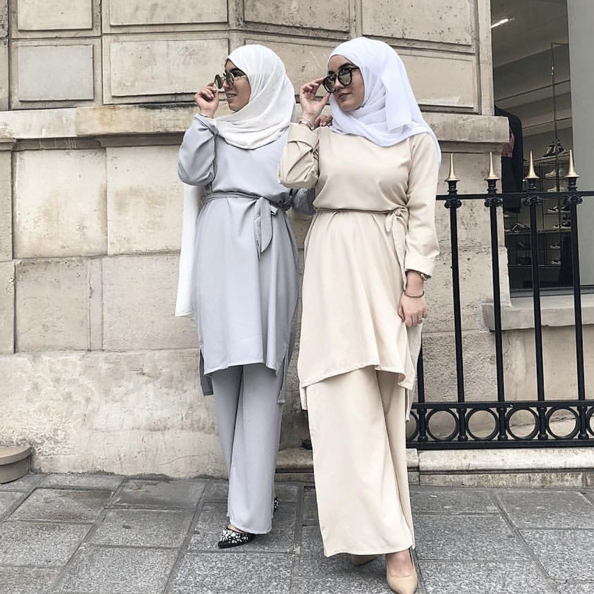 Wholesale Casual Modest New Muslim Ladies Plus Size Maxi Dresses Designer Islamic Abaya