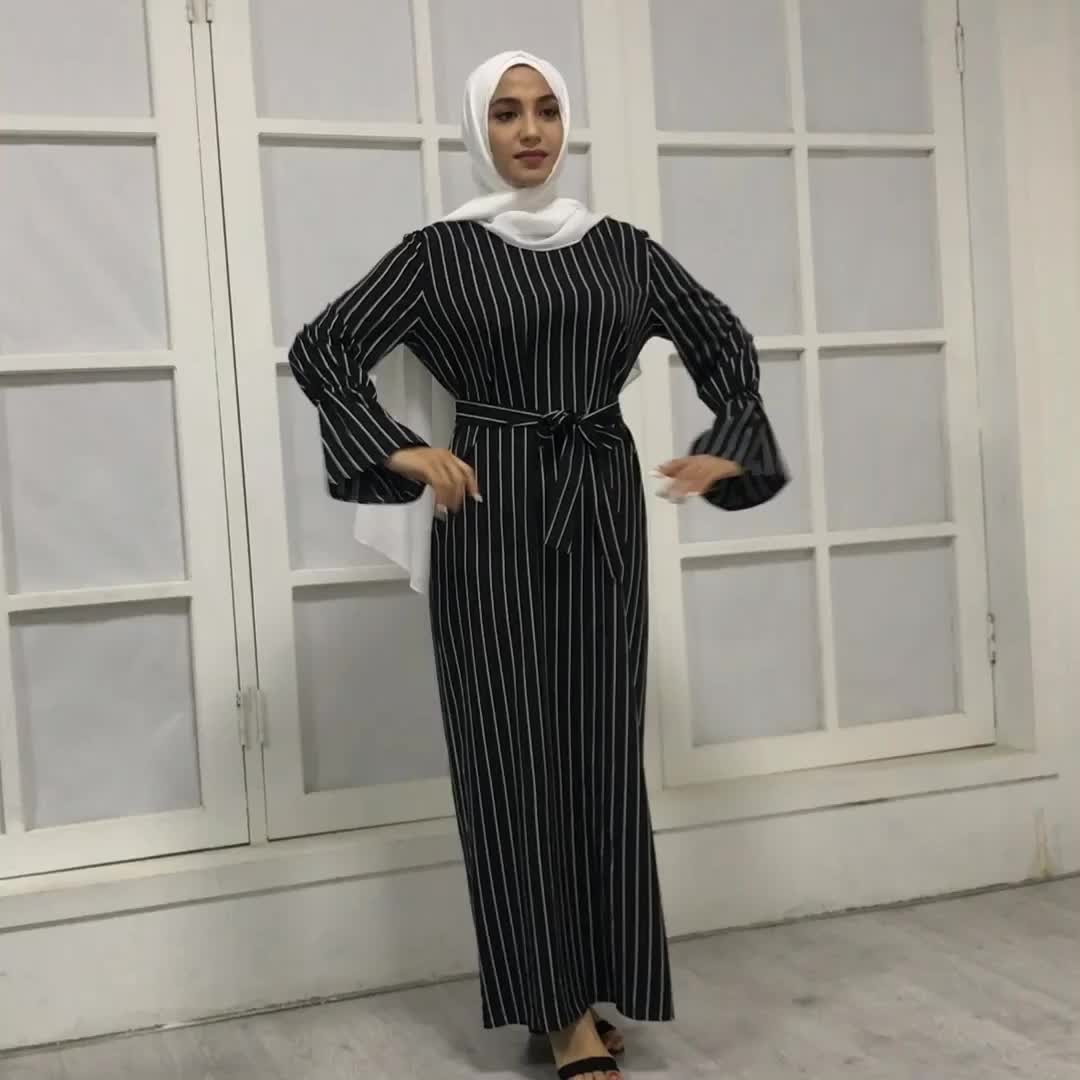 Women Dubai Modest Designer Ladies European New Muslim Plus Size Maxi Dresses Islamic Abaya
