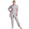  Plus Size Swimming Cap Pants Muslim Swimwear Women Islamic Clothing Sportswear Fashion 3 Pieces Modest Full Cover Fabric Sportswear 2021 Swimwear Swimsuit Burkini