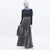 Ins Pleated Robe European And American Muslim Female Ethnic Casual Cake Skirt Spot Muslim Abaya
