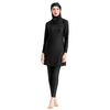 Muslim Three-piece Swimsuit Conservative Swimsuit Headscarf Cloak Beach Casual Clothing Printed Plus Size Swimsuit