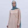 Sequined Chiffon Middle East Muslim Diagonal Long Sleeve Dress Spot Muslim Dress