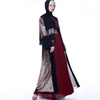 Ins New Fashion Loose Muslim Sequined Cardigan Robe Turkish Casual Lace Outer Spot Cross-border