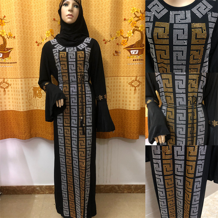  Burka 2022 Kaftan Dubai Turkish Jilbab Caftan Thobe Islamic Clothing Muslim Jalabiya Prayer Women Maxi Dress Abaya