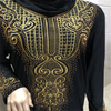  Islamic Clothing Turkish Jilbab Jalabiya Caftan Burka Muslim Dubai Thobe Kaftan 2022 Prayer Women Maxi Dress Abaya