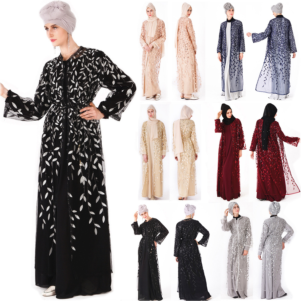 Loose Casual Kimono Islamic Robe Arabic Plus Size Modest Fashion Muslim Maxi Dresses Abaya